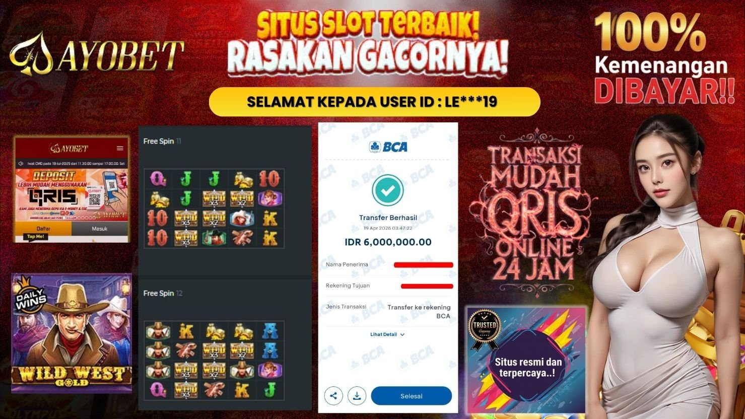 AYOBET JACKPOT SLOT WILD WEST GOLD